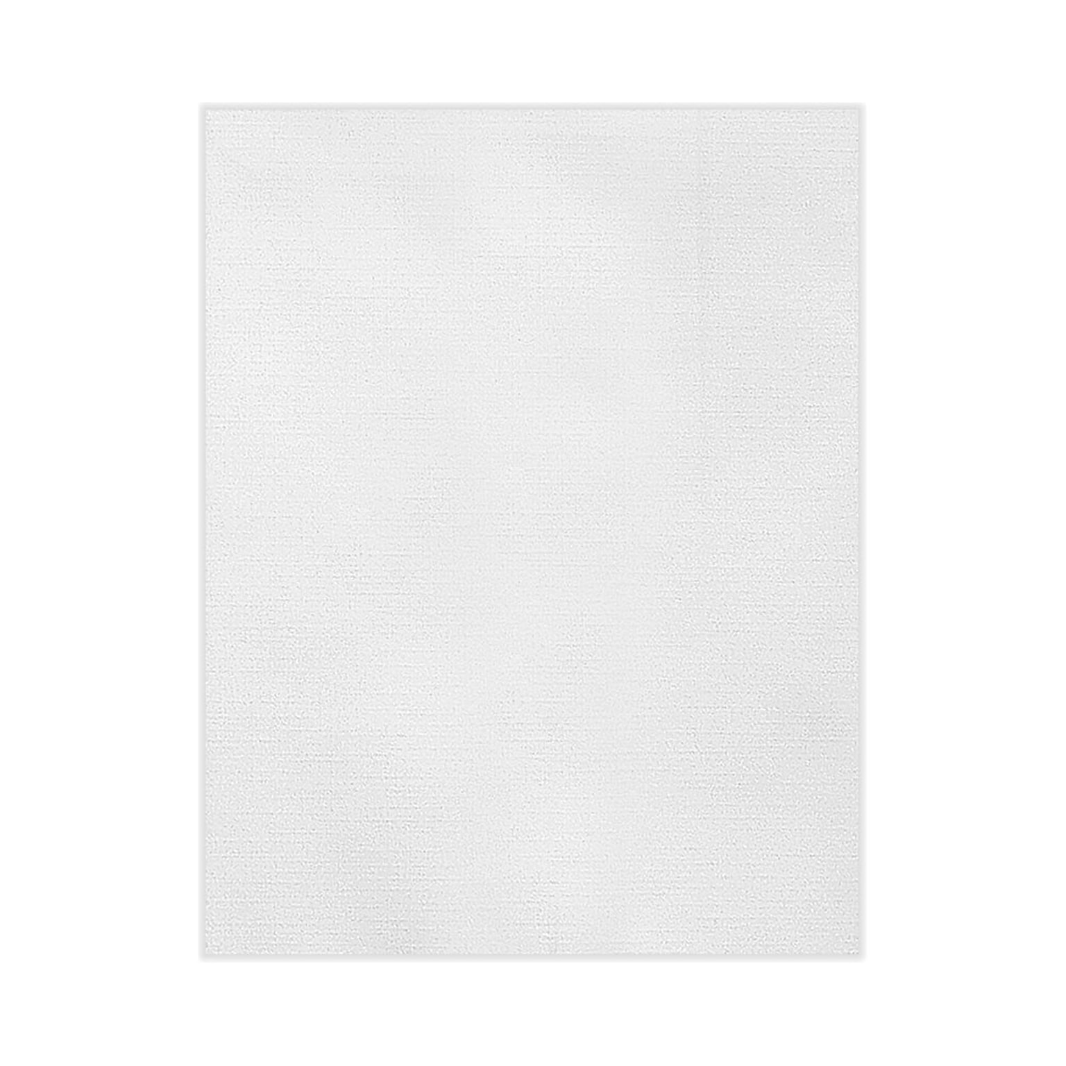Lux Cardstock, 110 lb,  8.5 x 11, White Linen, 50/Pack