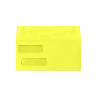 Lux Invoice Double Window Envelopes, Citrus 4 1/8 x 9 1/2 inch 1000/Pack