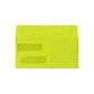LUX Self Seal Security Tinted #10 Double Window Envelope, 4 1/8" x 9 1/8", Wasabi, 1000/Pack (INVDW-L22-1000)