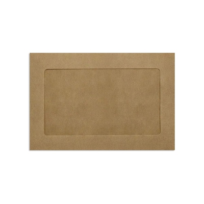 LUX Moistenable Glue #1 Window Envelope, 6 x 9, Grocery, 50/Pack (FFW-69-GB-50)