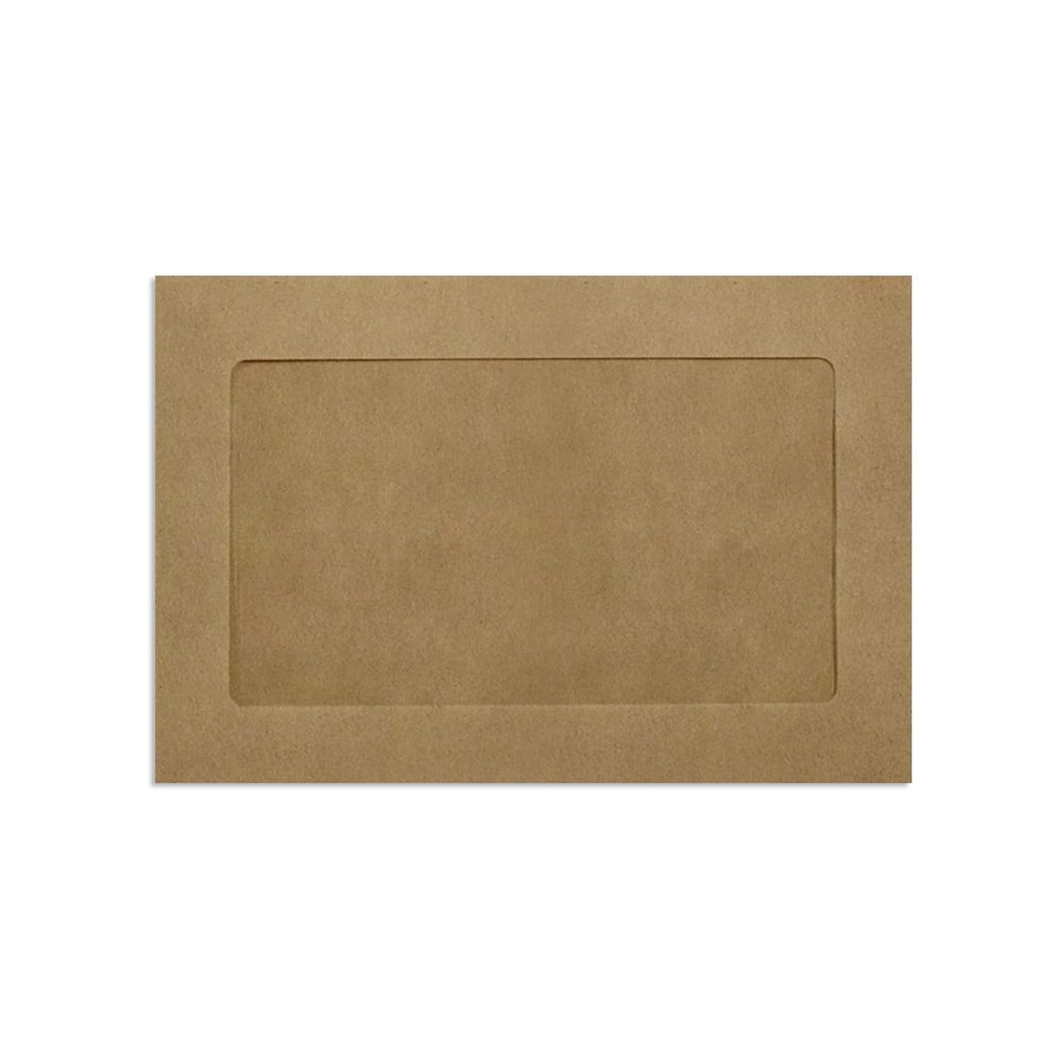 LUX Moistenable Glue #1 Window Envelope, 6 x 9, Grocery, 50/Pack (FFW-69-GB-50)