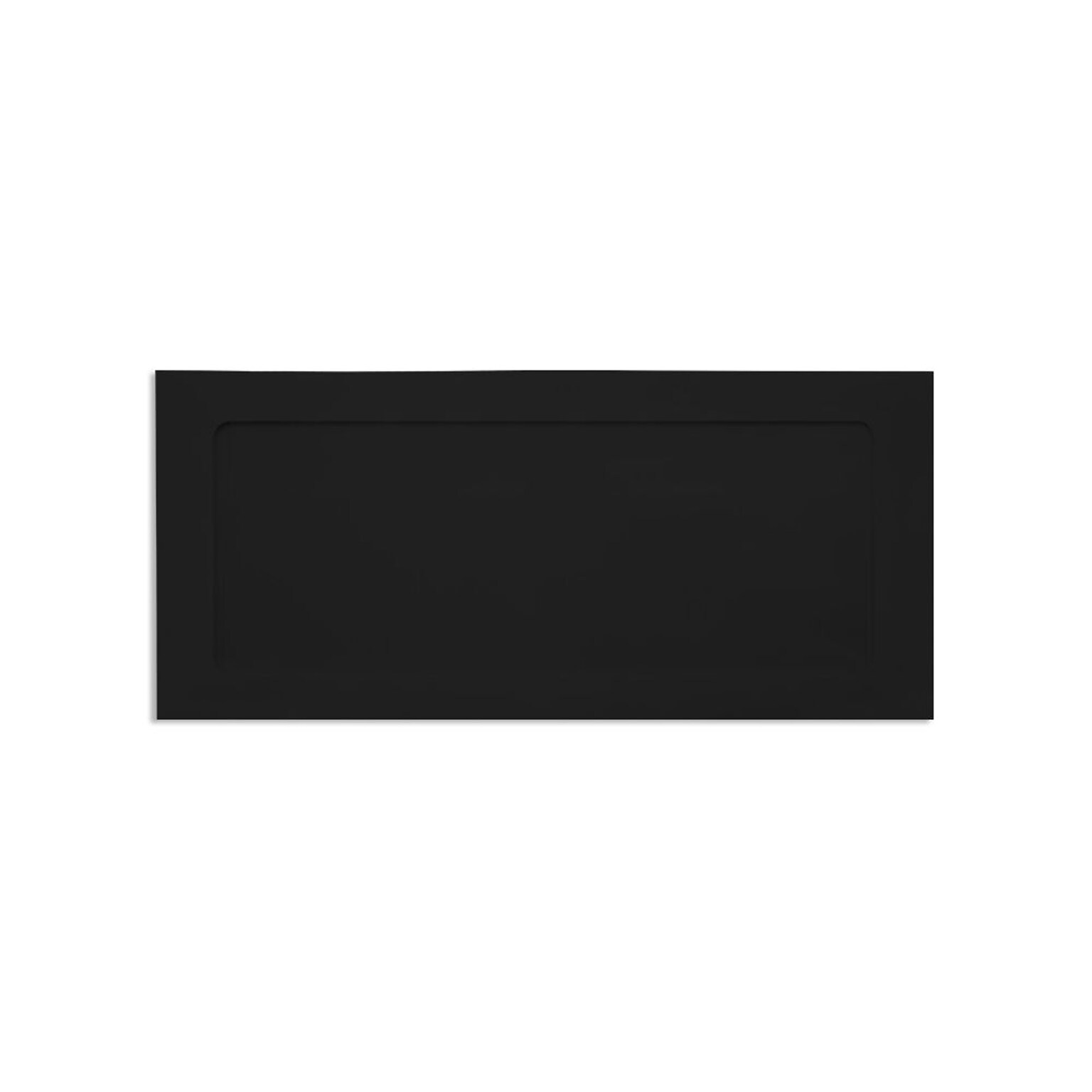 LUX Self Seal #10 Window Envelope, 4 1/8 x 9 1/2, Midnight Black, 250/Pack (FFW-10-B-250)