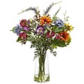 Nearly Natural 4822 Spring Garden Floral With Vase 24 x 17 inch, Multi Colo