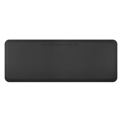 Smart Step® Supreme Polyurethane Anti-Fatigue Mat, 60" x 24", Black (SS52BLK)