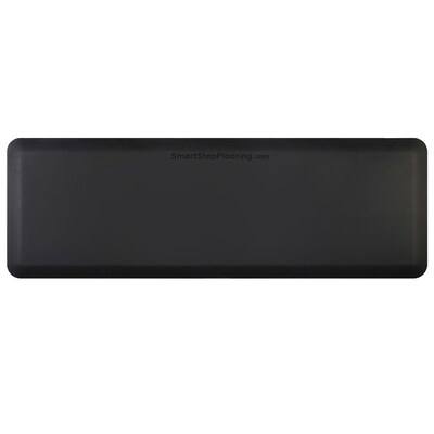 Smart Step® Supreme Polyurethane Anti-Fatigue Mat, 72" x 24", Black (SS62BLK)