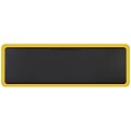 Smart Step® Supreme Polyurethane Anti-Fatigue Mat With Yellow Safety Border, 72 x 24, Black (SS62BLK-Y)