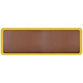 Smart Step® Supreme Polyurethane Anti-Fatigue Mat With Yellow Safety Border, 72 x 24, Brown (SS62BRN-Y)