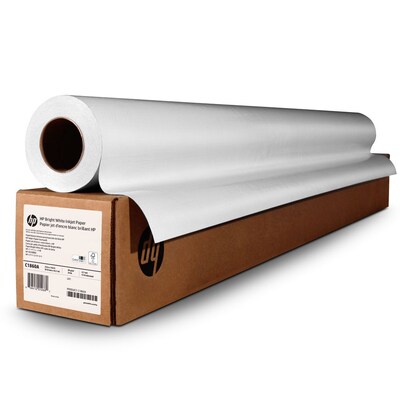 HP Bright White Inkjet Paper 24x150, White, Roll (C1860A)