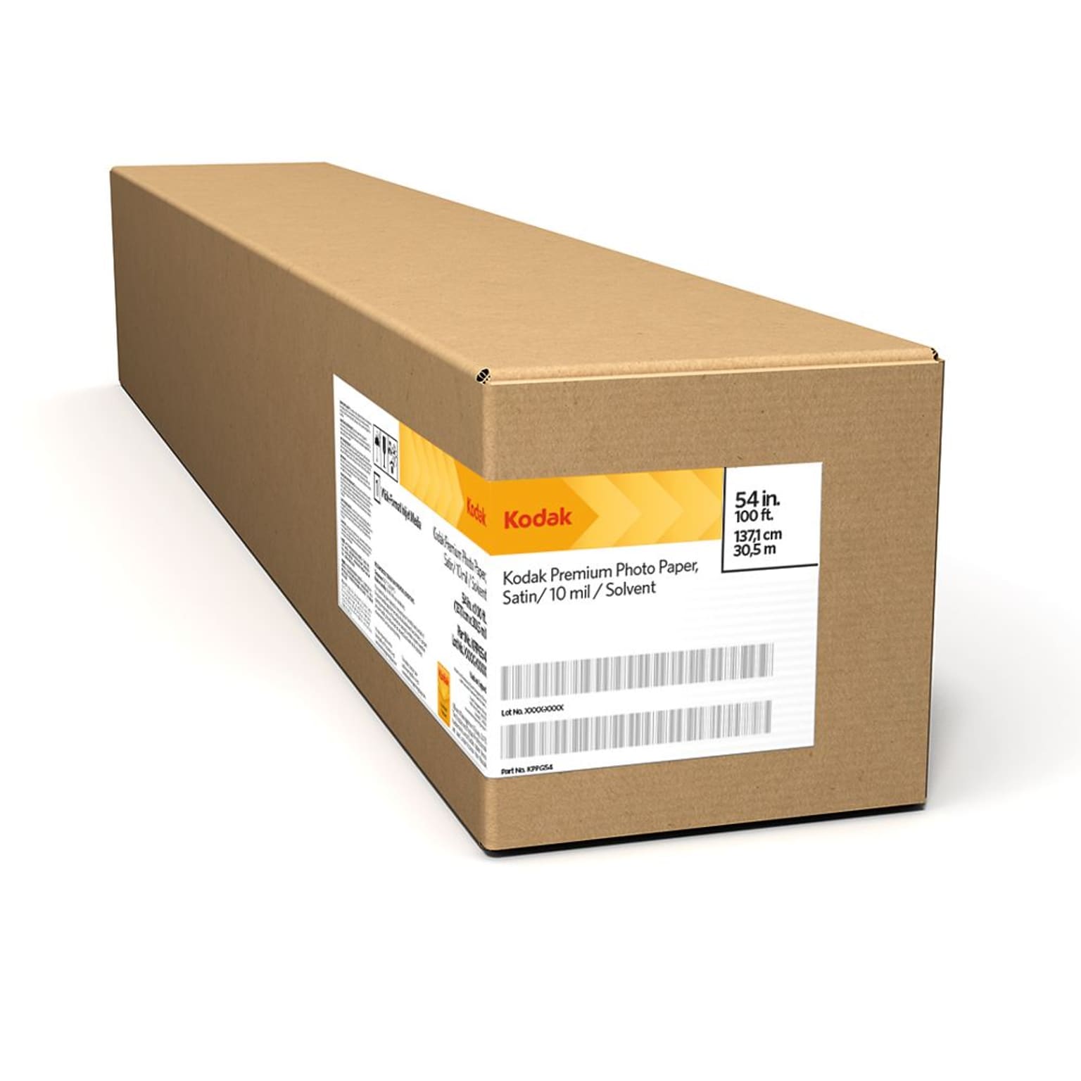 Lindenmeyr Munroe Wide Format Premium Photo Paper Roll, 4.5 x 100, White (KPPS54)