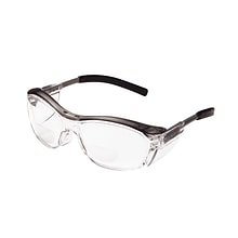 3M Occupational Health & Env Safety Glasses With Gray Plastic Frame, 2.0 Diopter