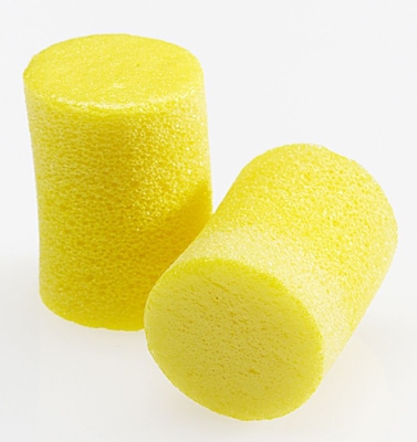 3M Occupational Health & Env Safety Uncorded Earplugs, NRR 29 dB, Yellow, 200/Box (3121201)