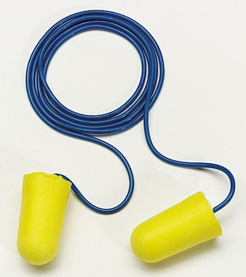 3M™ E-A-R™ TaperFit 2 Foam Earplugs, Regular, Yellow, 33 dB, 200/Box