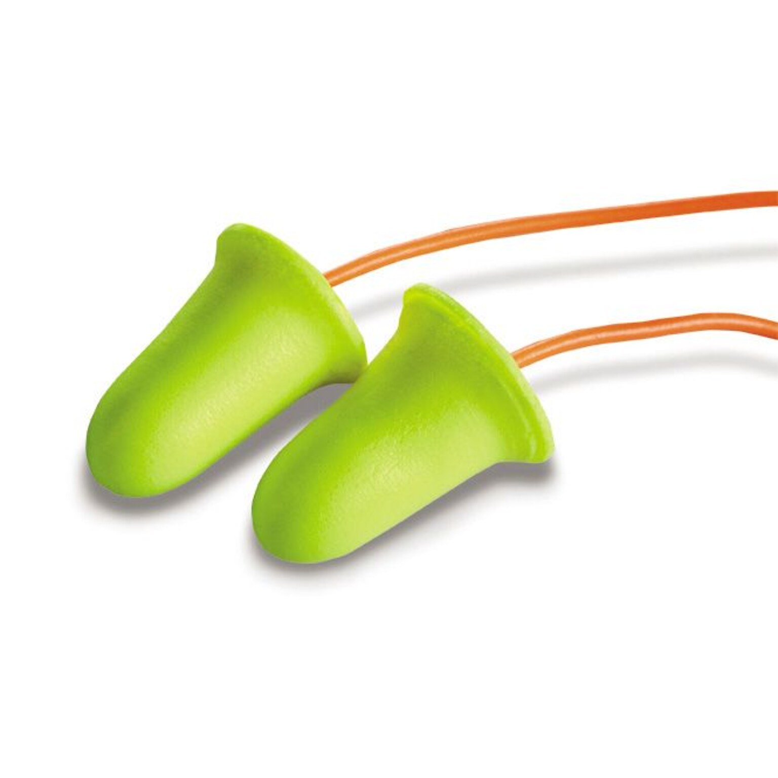 3M Occupational Health & Env Safety Corded Earplugs Green & Orange 200/Pack