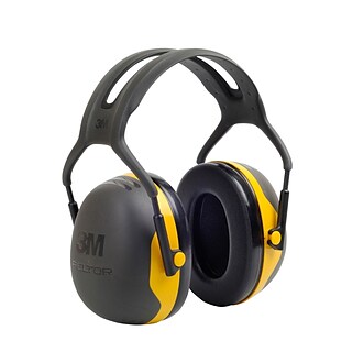 3M Occupational Health & Env Safety Over-the-Head Earmuffs Black & Yellow Each (665510731)