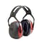 3M Occupational Health & Env Safety Over-the-Head Earmuffs Black & Red Each