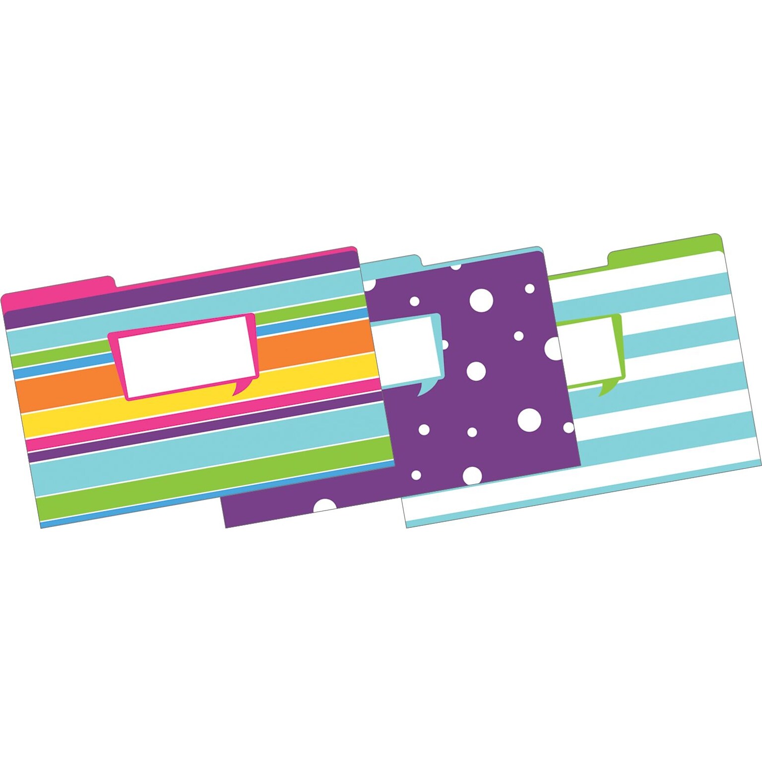 Barker Creek Happy File Folders, 1/3-Cut Tab, Legal Size, Assorted Colors, 9/Pack (BC2502)