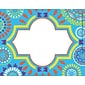 Barker Creek Moroccan Name Badges & Self-Adhesive Labels, 3-1/2" x 2-3/4", 5/Pack