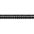 Barker Creek Happy Black Double-Sided Scalloped Edge Border, 39 feet of 2-1/4 Border/Pack