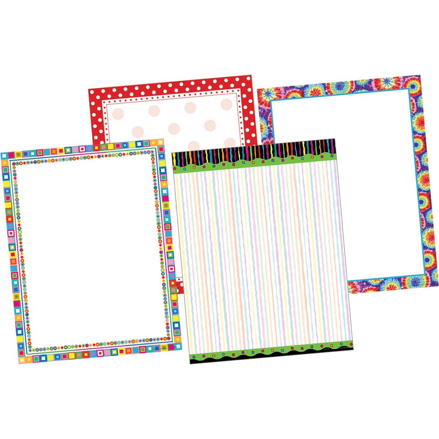 Barker Creek In the Groove Computer Paper, 8.5 x 11, 60 lbs., Assorted Colors, 200 Sheets/Pack (SS0751)