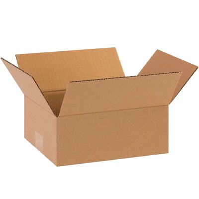 862 Brown 2 x 8 Flat Corrugated Boxes, 25/Bundle