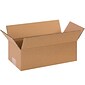 1254 Brown 4" x 12" Corrugated Boxes, 25/Bundle