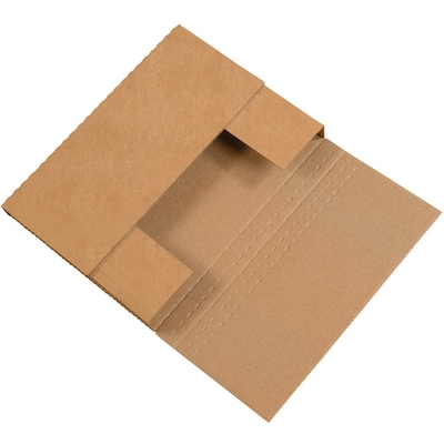 12 x 9 x 3 Easy-Fold Mailers, 50/Bundle (M12932BFK)