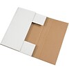 Partners Brand Easy-Fold Mailers, 24 x 18 x 2, White, 50/Bundle (M24182BF)