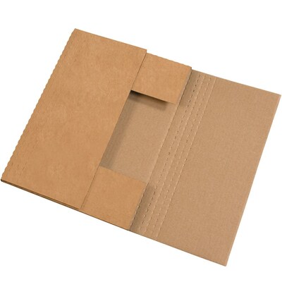 18 x 12 x 2 Easy-Fold Mailers, Kraft, 50/Bundle (M18122BFK)