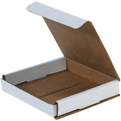 Partners Brand Corrugated Mailers, 6 x 5 x 1, White, 50/Bundle (M651)