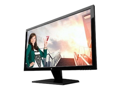 V7 Slim Line 27 1080p FullHD LED-Backlit LCD Monitor - L27000WHS-9N - Black