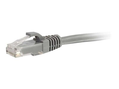 C2G 27130 1 RJ-45 Male/Male Cat6 Snagless Unshielded Ethernet Network Patch Cable, Gray