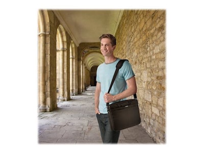 Kensington Laptop Messenger, Black Mesh (K62618WW)
