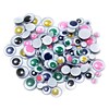 Charles Leonard Creative Arts™ Round Wiggle Eyes; Assorted Colors/Sizes, 8/Pack