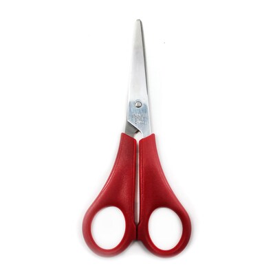 Charles Leonard Student Scissors, 5 Stainless Steel Pointed Tip, Assorted Colors (CHL77525)