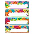 Trend Enterprises® Desk Toppers® Name Plate Variety Pack, Dino-Mite Pals, 32/Set