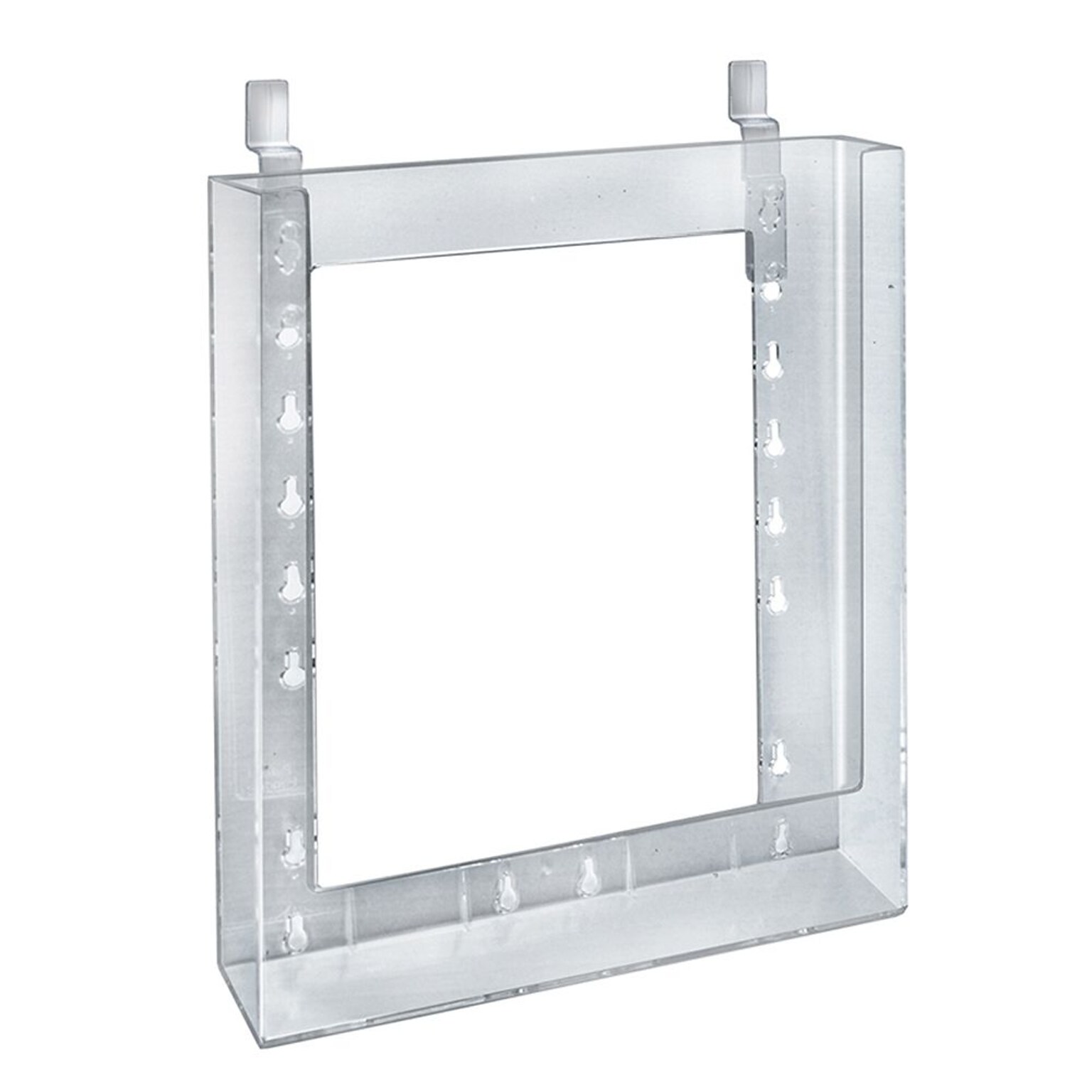 Azar Displays Letter Size Slatwall Brochure Holder 10/Pack