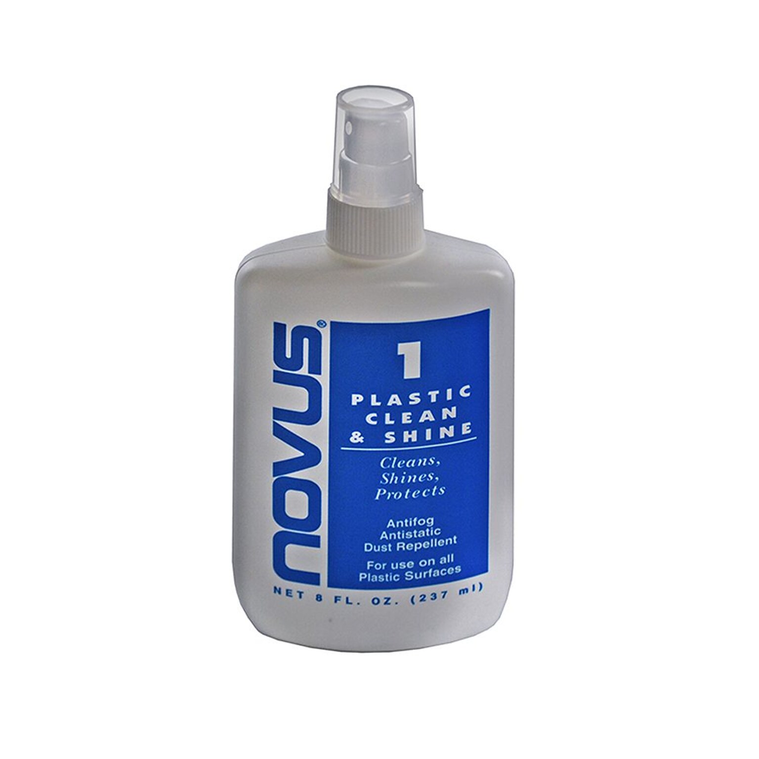 Azar Displays Plastic Clean & Shine Polish, 8 oz (NOVUS-7020)