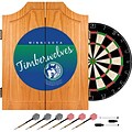 Trademark Global NBA NBA7000HC-MT Wood Dart Cabinet Set; Minnesota Timberwolves