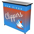 Trademark Global NBA NBA8000HC-SDC Portable Bar with Case; San Diego Clippers