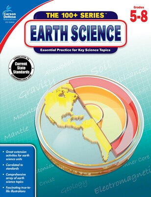 Carson-Dellosa The 100+ Series Earth Science Book