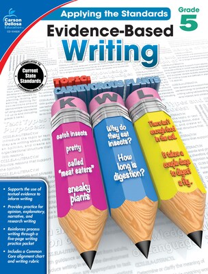 Carson-Dellosa Evidence-Based Writing Workbook for Grade 5
