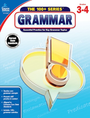 Carson-Dellosa The 100+ Series Grammar Book for Grade 3 to 4