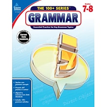 Carson-Dellosa The 100+ Series Grammar Book for Grades 7 to 8