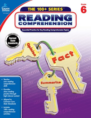 Carson-Dellosa Reading Comprehension Workbook for Grade 6