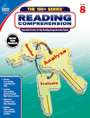 Carson-Dellosa Reading Comprehension Workbook for Grade 8