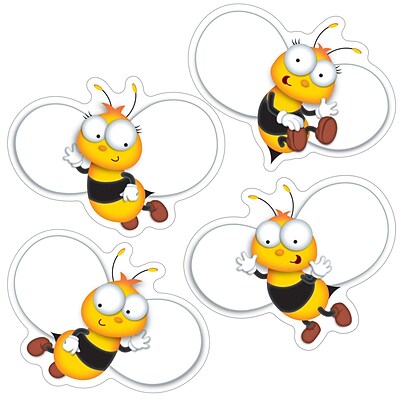 Carson-Dellosa Buzz Worthy Bees Cut-Outs, 45/Pack