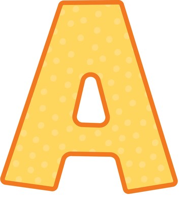 Carson-Dellosa Fresh Sorbet EZ Letters, 76/Pack