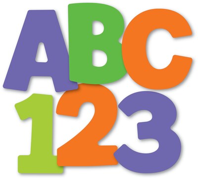 Carson-Dellosa Color Splash EZ Letters, 76/Pack