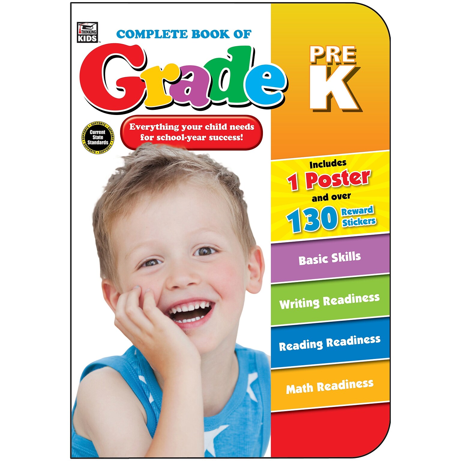 Thinking Kids Complete Book of PreK Workbook, Paperback (9781483813042)