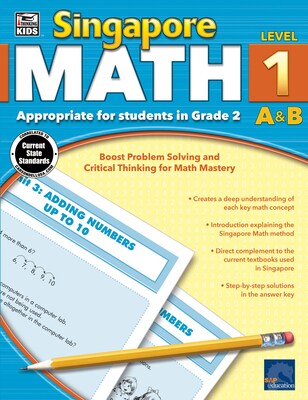 Thinking Kids Singapore Math Workbook for Grade 2
